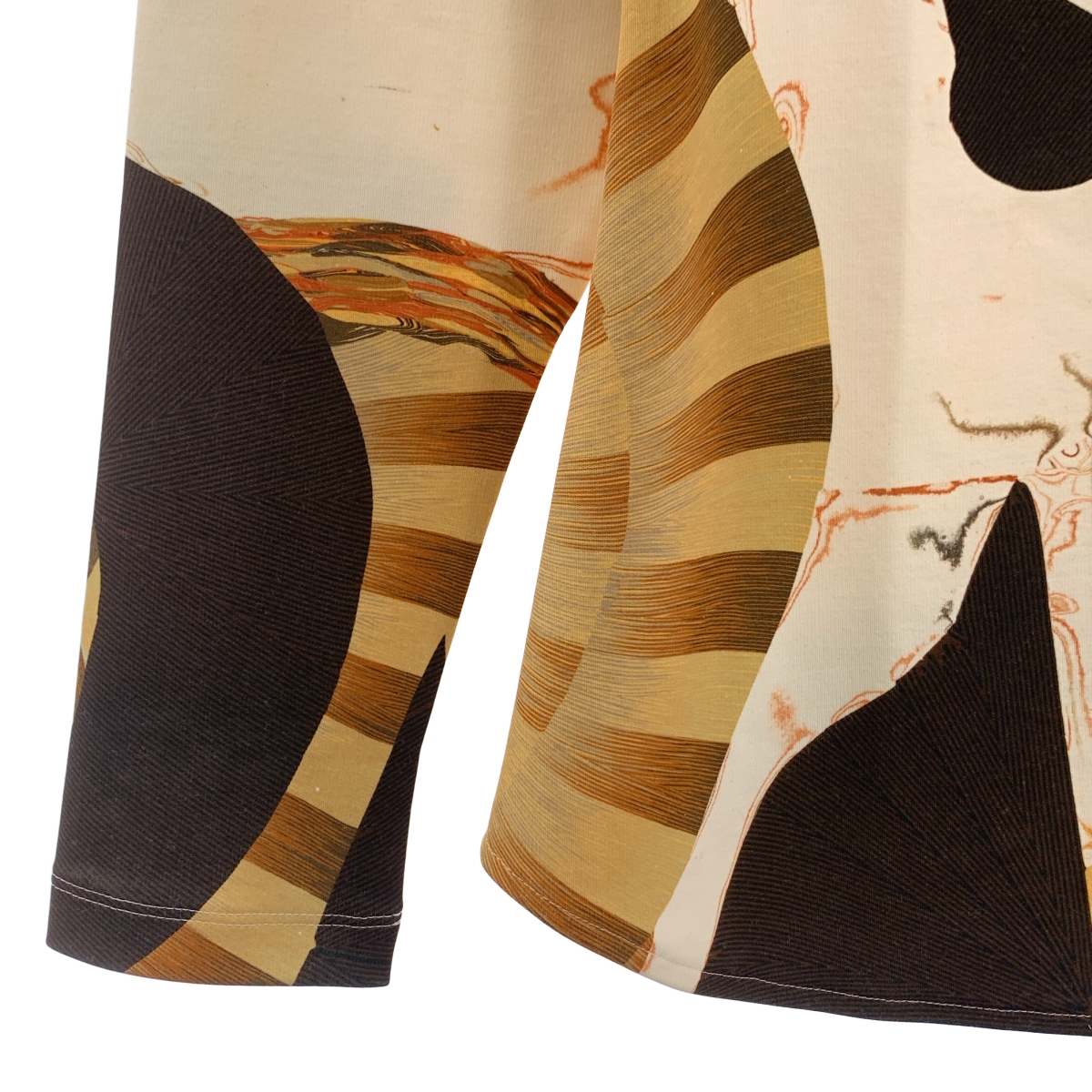 Mame Kurogouchi / マメクロゴウチ Marble Print High Neck Jersey Top マーブルプリント ハイネック トップス