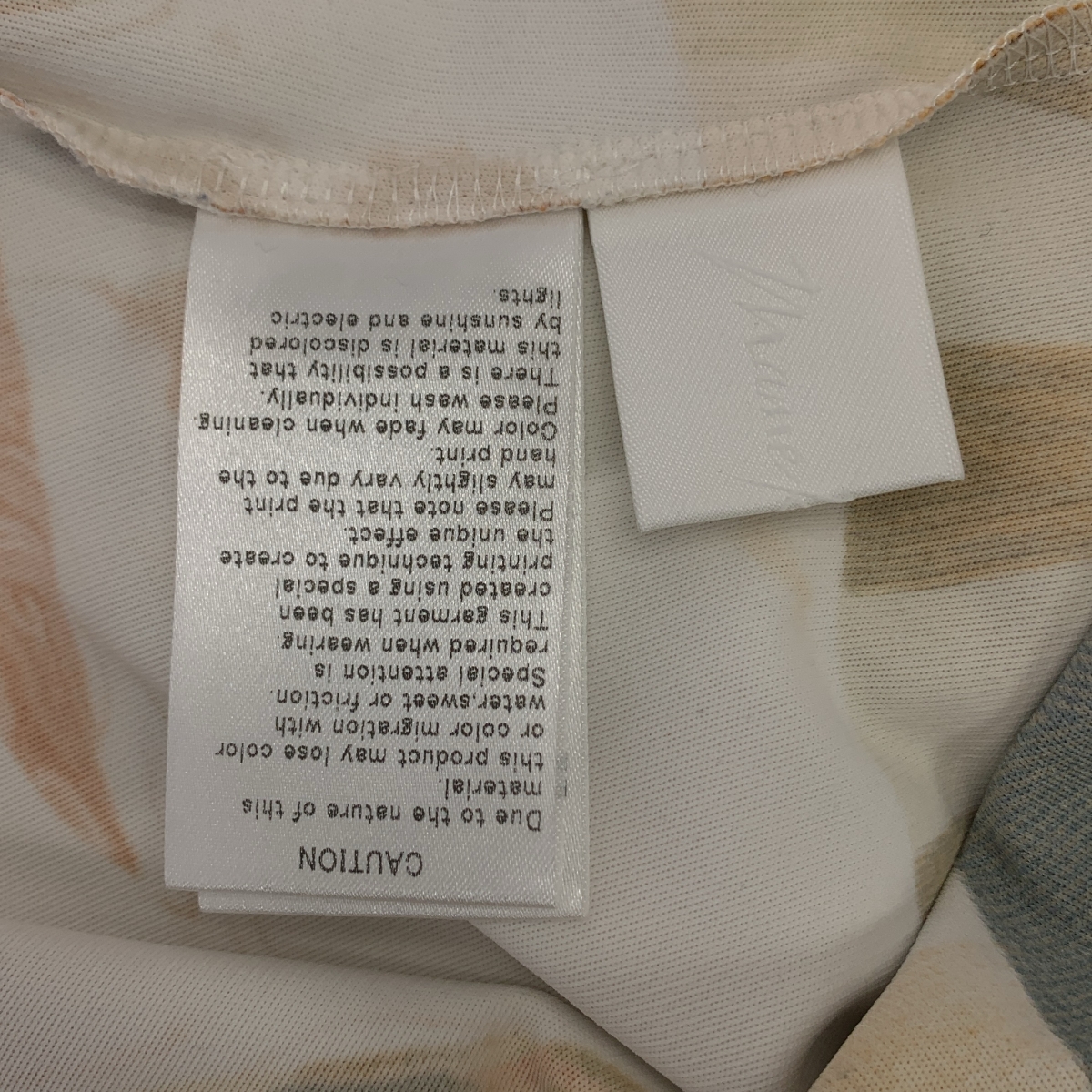 Mame Kurogouchi / マメクロゴウチ Marble Print High Neck Jersey Top マーブルプリント ハイネック トップス