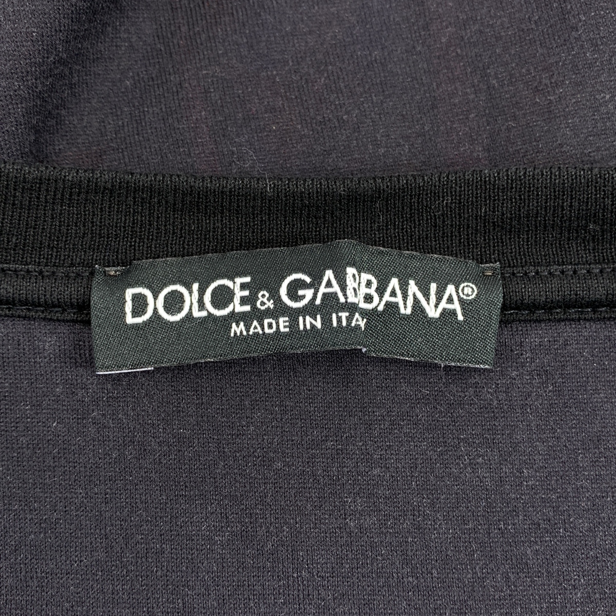 DOLCE&GABBANA / ドルチェ&ガッバーナドルガバ コットン スタッズ ロゴ Tシャツ