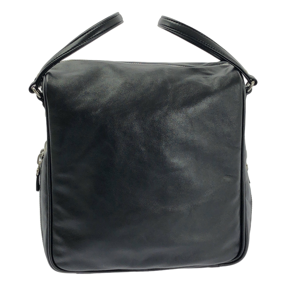 JACQUES LE CORRE / ジャックルコー レザー ジップ 2way スクエア ショルダーバッグ