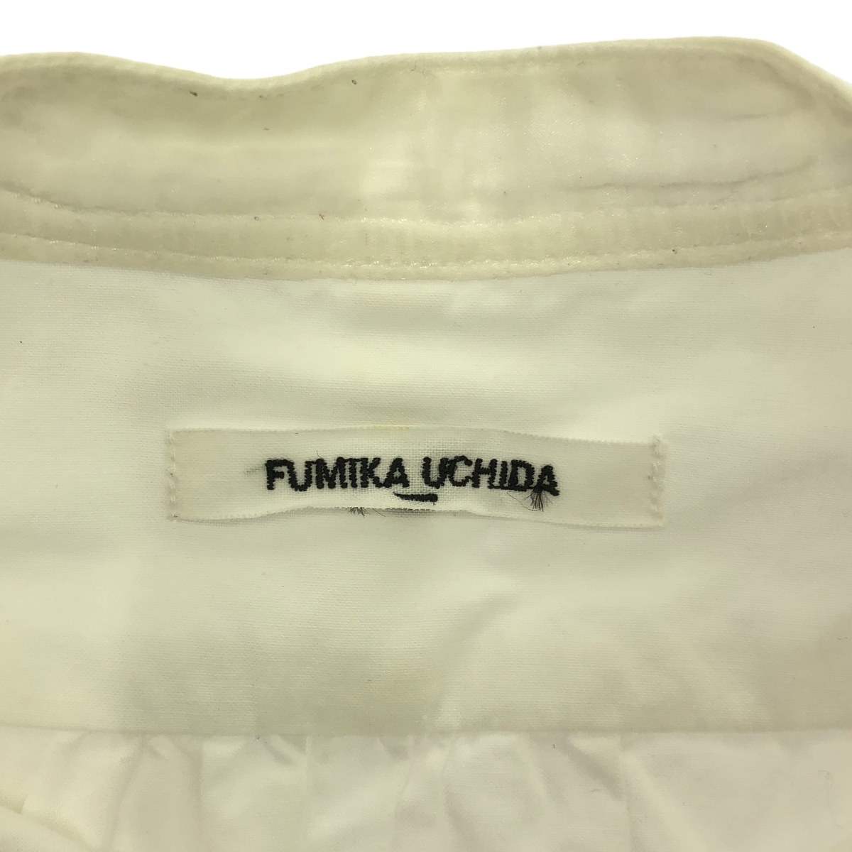 FUMIKA UCHIDA / フミカウチダ コットン プルオーバー シャツ ブラウス