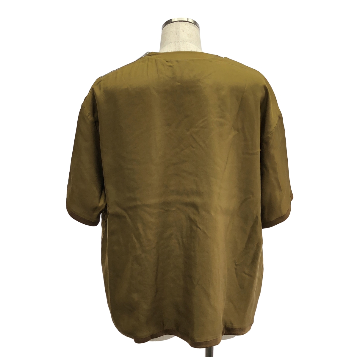 JIL SANDER / ジルサンダー ワンポイントロゴ ショルダージップ オーバーシルエット プルオーバー