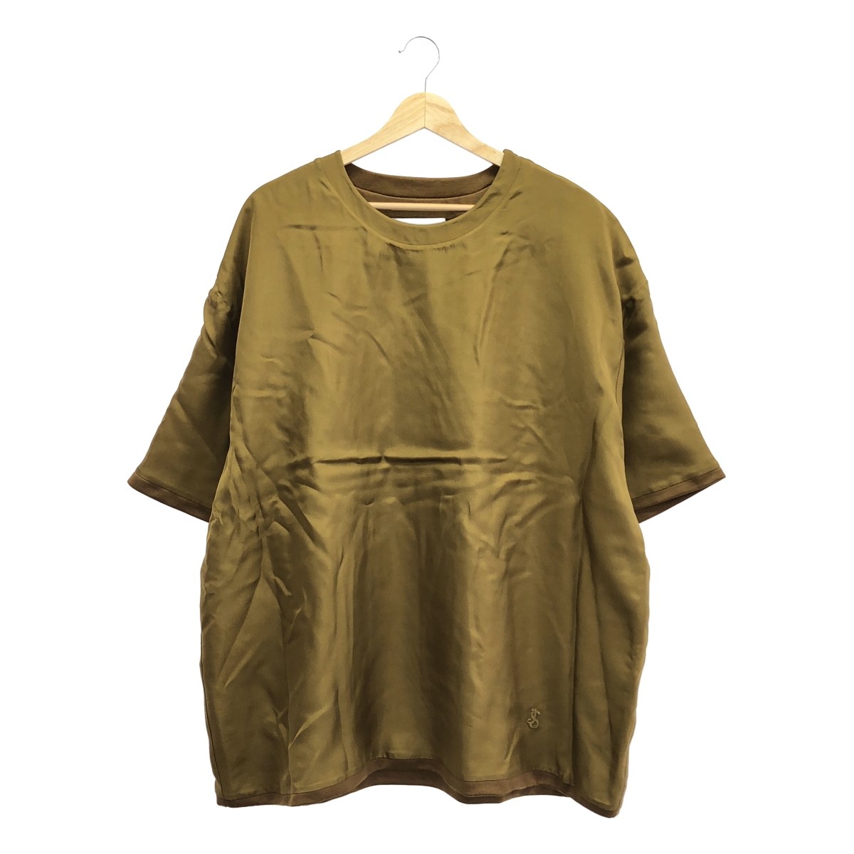 JIL SANDER / ジルサンダー ワンポイントロゴ ショルダージップ オーバーシルエット プルオーバー