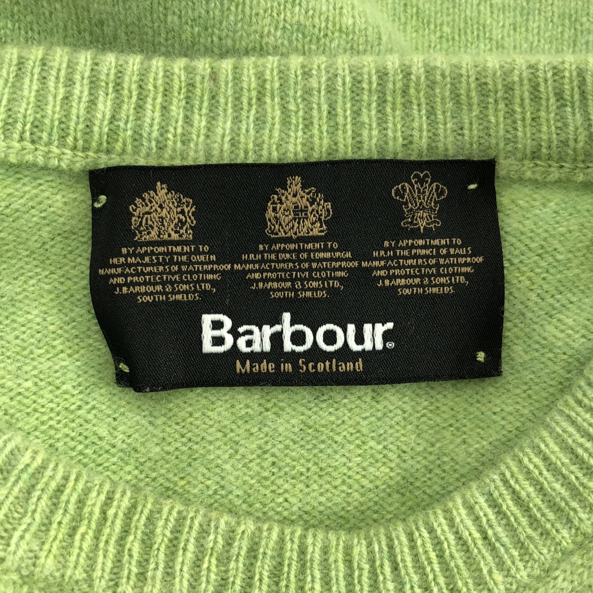 Barbour / バブアー LAMBS WOOL SPORTS CREW クルーネックニット