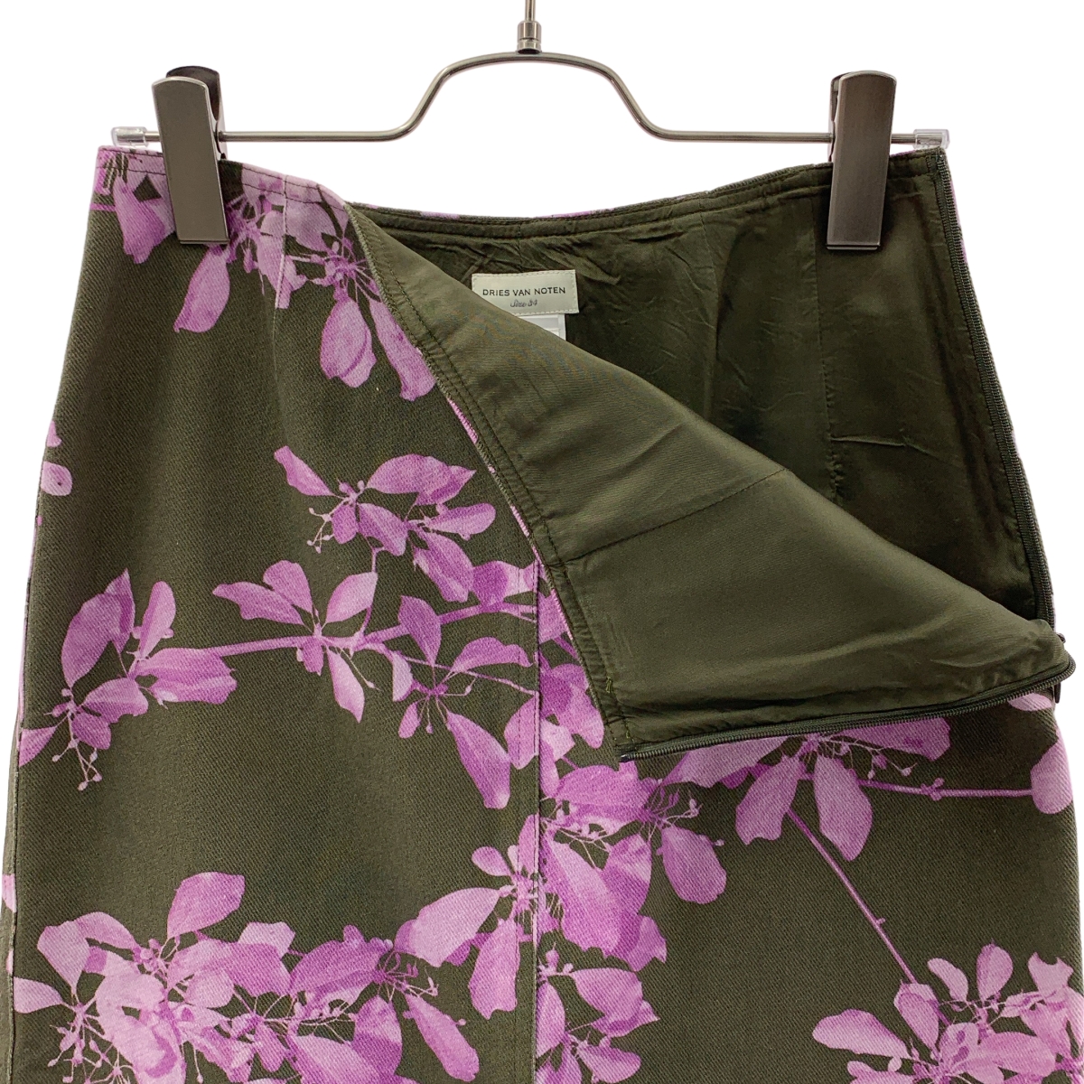 DRIES VAN NOTEN / ドリスヴァンノッテン コットン フローラルプリント スカート