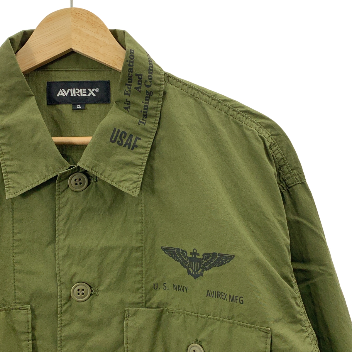 AVIREX / アヴィレックス タイプライター ファティーグシャツ