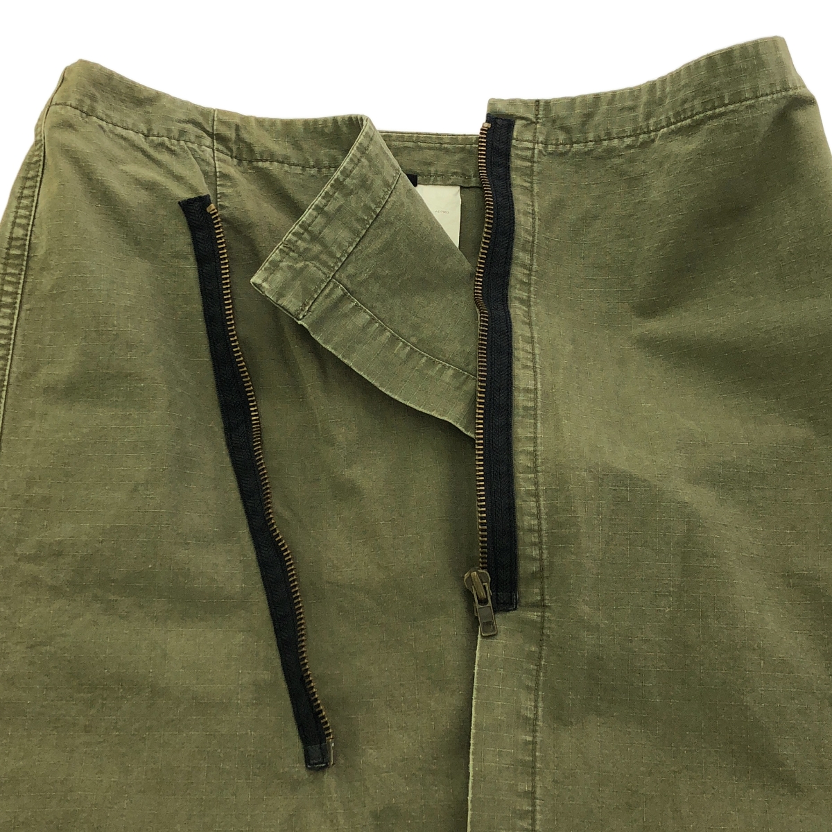 tricot COMME des GARCONS / トリココムデギャルソン コットン ミリタリー ジップスカート