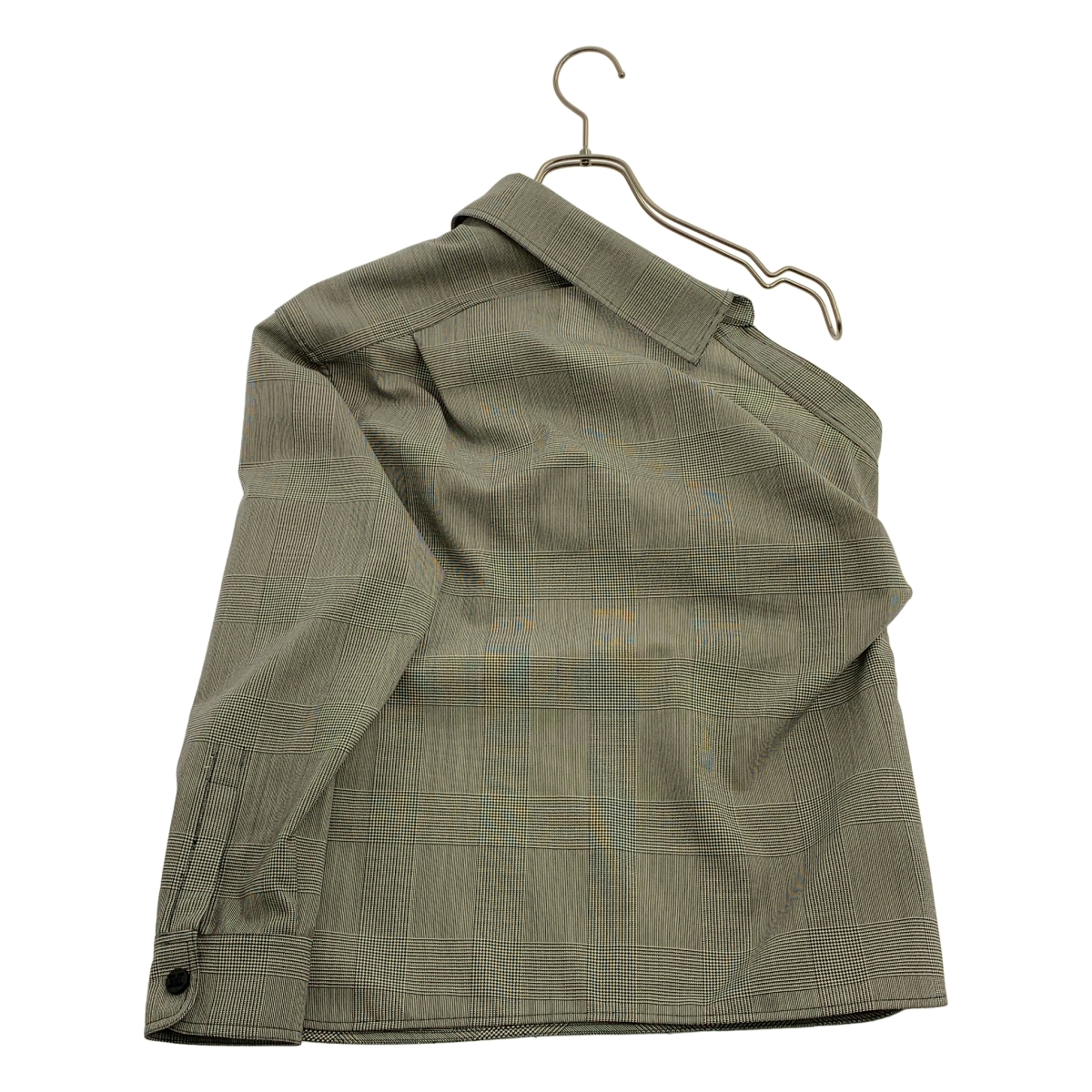 Max Mara / マックスマーラ グレンチェック ワンショルダー シャツ