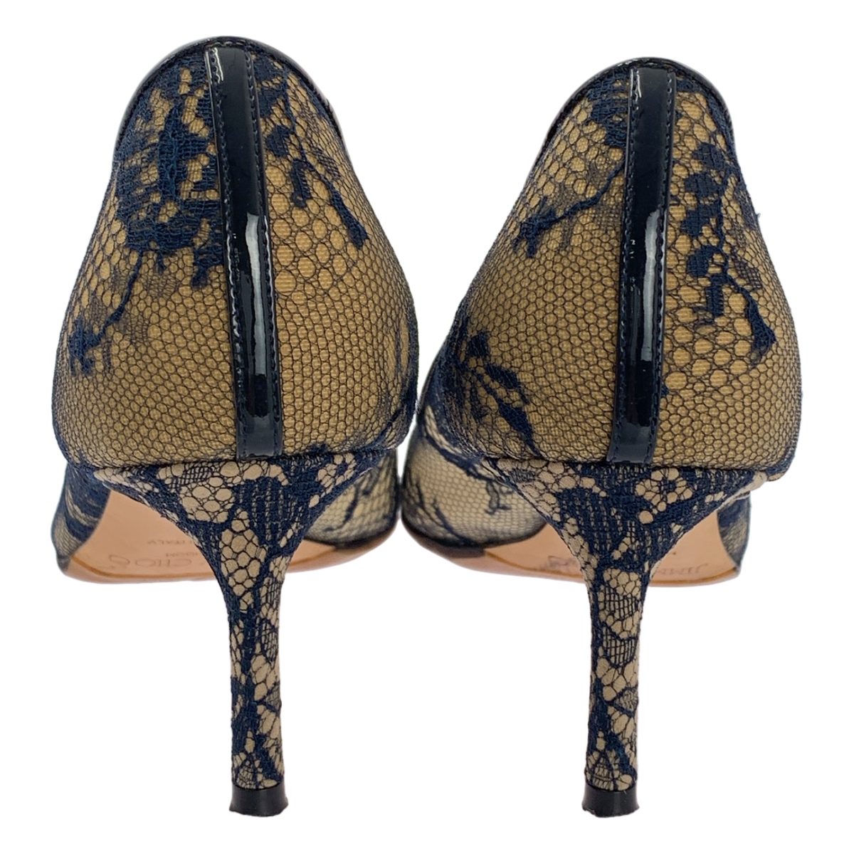 JIMMY CHOO / ジミーチュウ レース ポインテッドトゥ パンプス