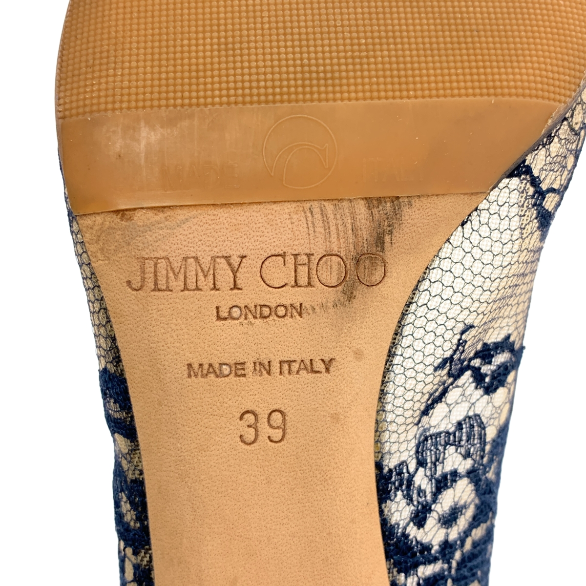 JIMMY CHOO / ジミーチュウ レース ポインテッドトゥ パンプス