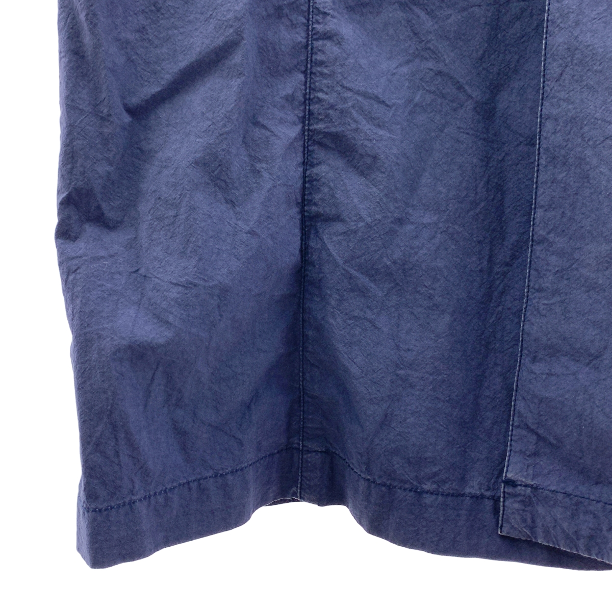 nest robe / ネストローブ ノーカラー ダブル ロングコート