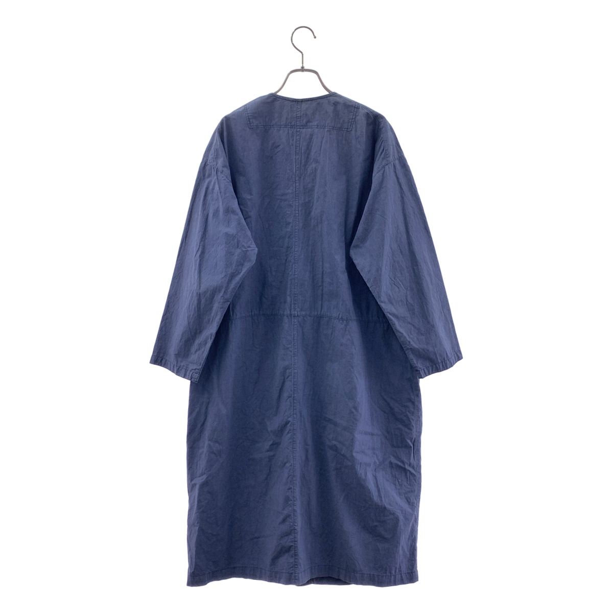 nest robe / ネストローブ ノーカラー ダブル ロングコート