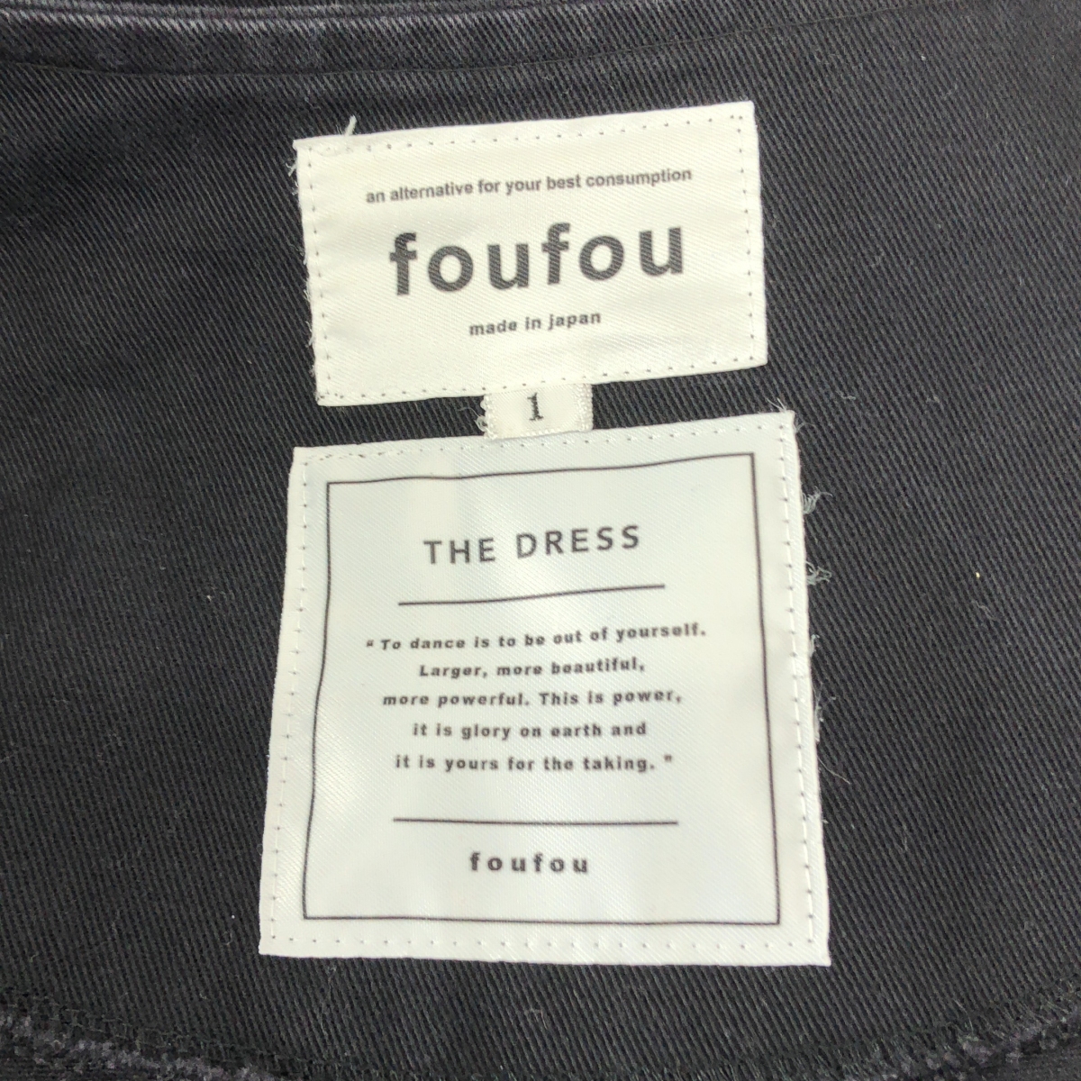 foufou / フーフー THE DRESS / コットン カシュクール ドレス ワンピース