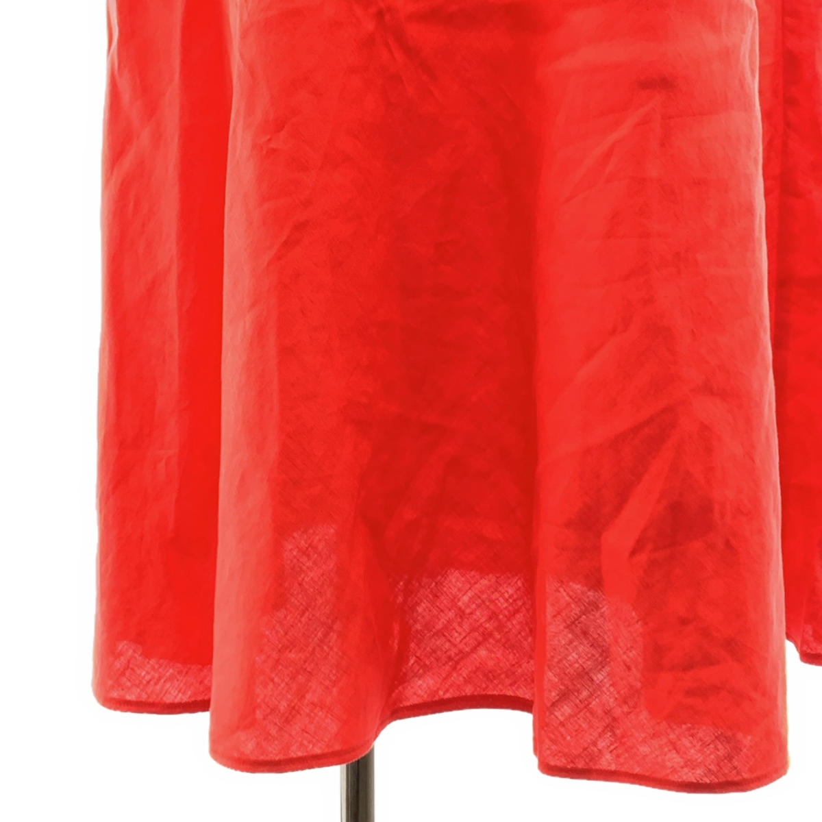 UNITED ARROWS / ユナイテッドアローズ ノースリーブ セミフレア リネン マキシワンピース