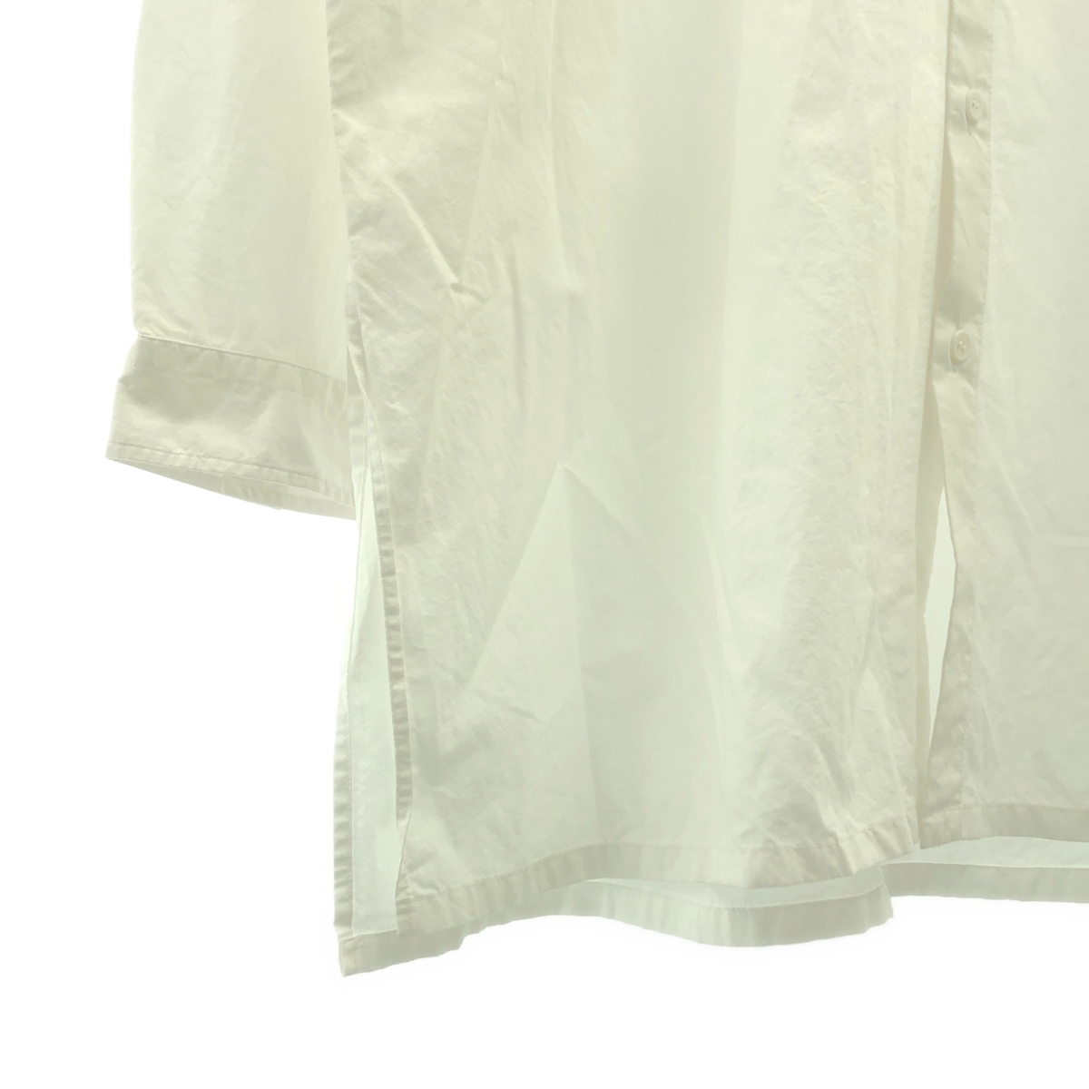 Plage / プラージュ Washer Long コットン ロング シャツ