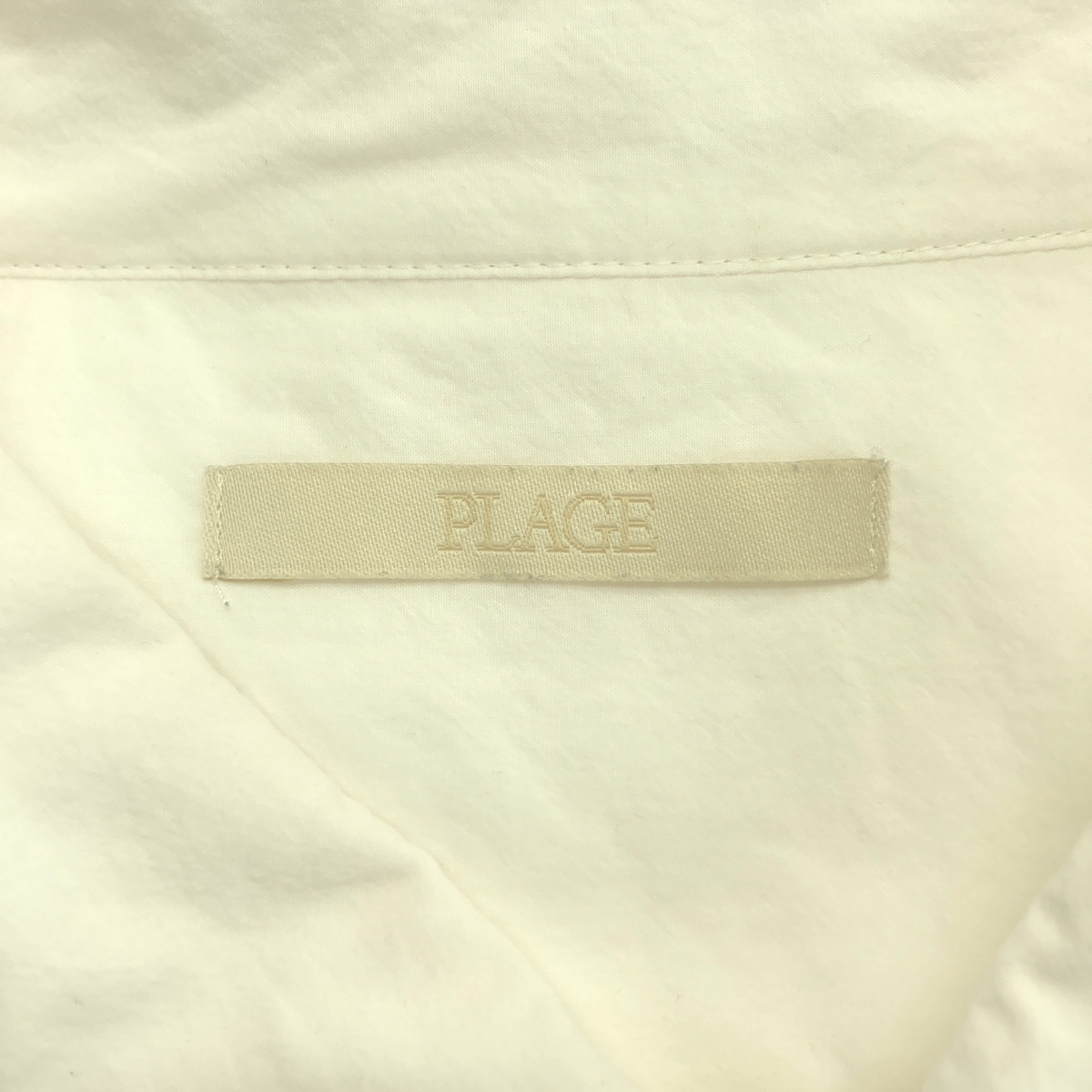 Plage / プラージュ Washer Long コットン ロング シャツ