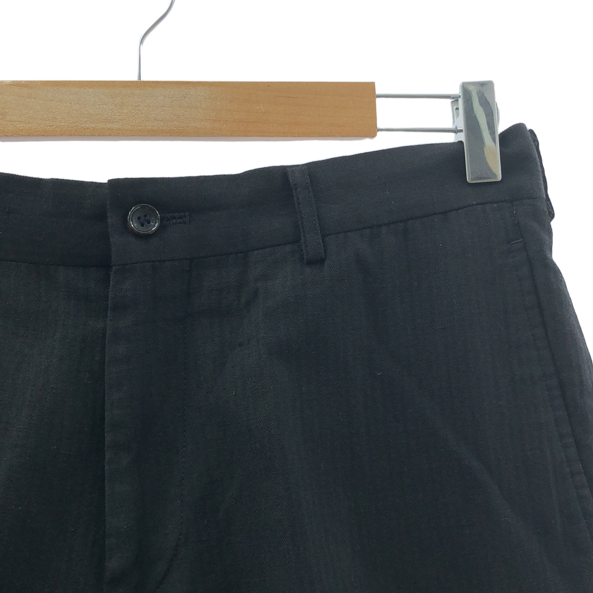 COMME des GARCONS HOMME / コムデギャルソンオム ウール リネン ヘリンボーン スラックス パンツ