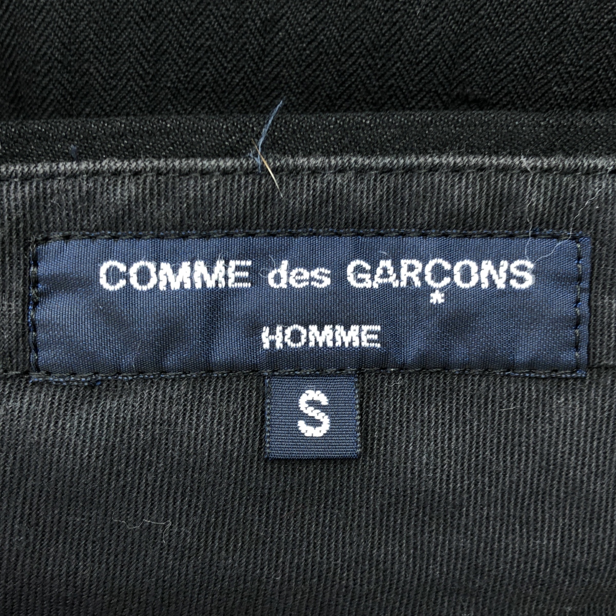 COMME des GARCONS HOMME / コムデギャルソンオム ウール リネン ヘリンボーン スラックス パンツ