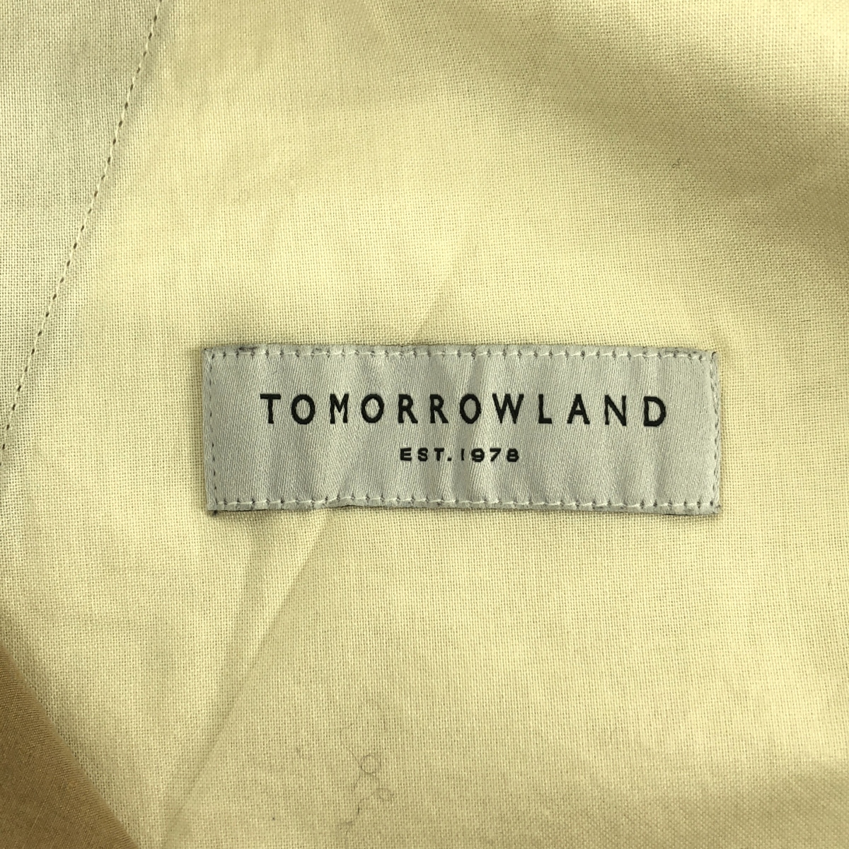 TOMORROWLAND / トゥモローランド コットン シャンブレー 1プリーツ ワイドパンツ