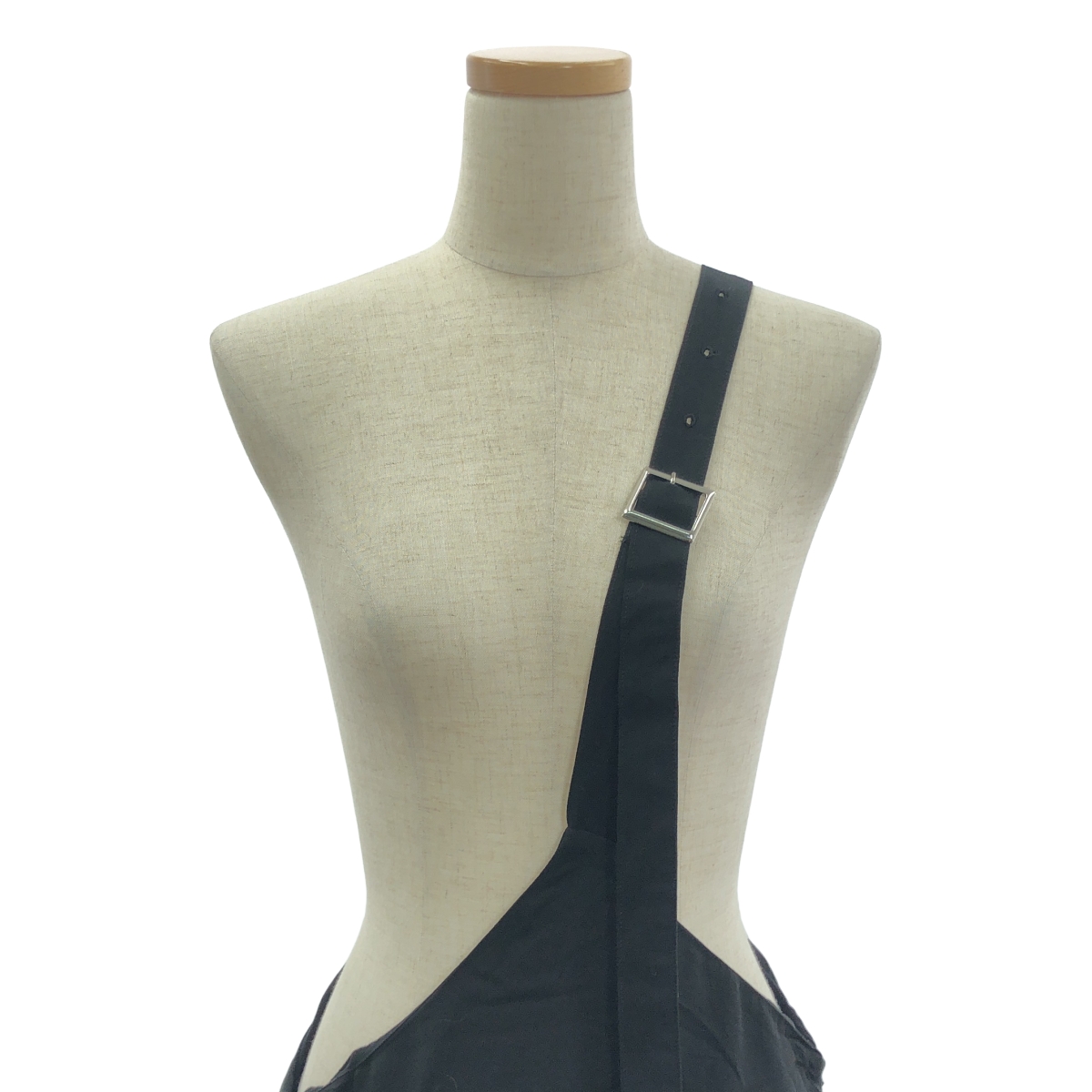 LIMI feu / リミフゥ ワンショルダー アシンメトリー ドレープ スカート