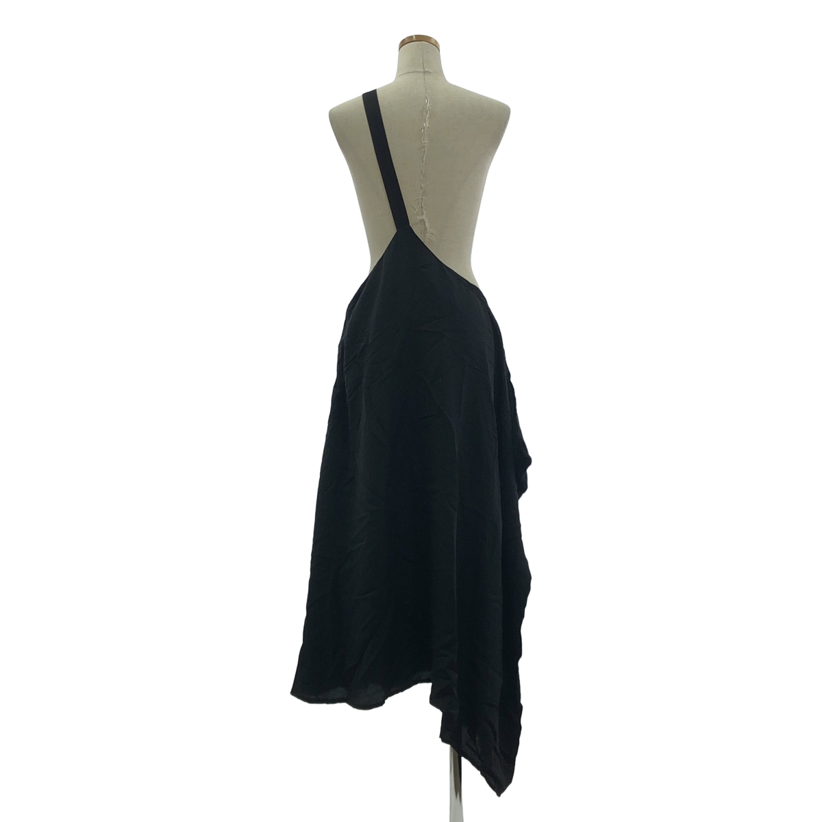 LIMI feu / リミフゥ ワンショルダー アシンメトリー ドレープ スカート