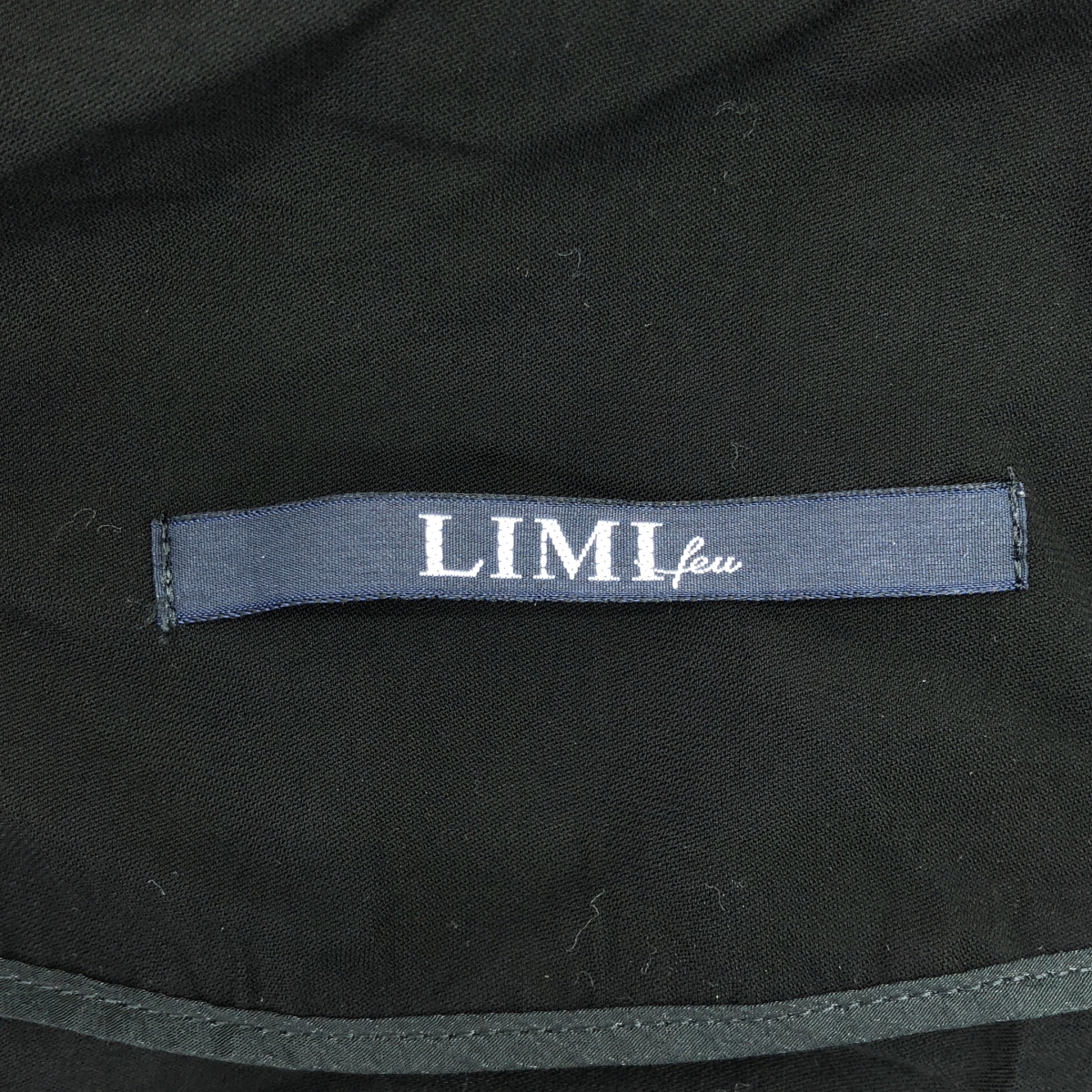 LIMI feu / リミフゥ ワンショルダー アシンメトリー ドレープ スカート