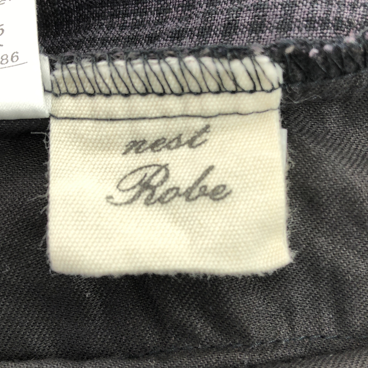 nest robe / ネストローブ リネン グレンチェック イージー スカート