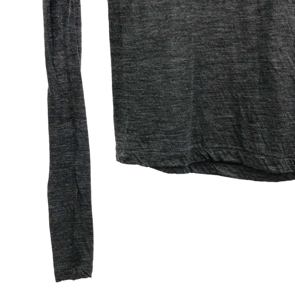 AURALEE / オーラリー SUPER SOFT WOOL SHEER L/S TEE / クルーネック ニット カットソー