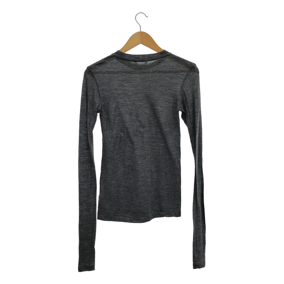 AURALEE / オーラリー SUPER SOFT WOOL SHEER L/S TEE / クルーネック ニット カットソー