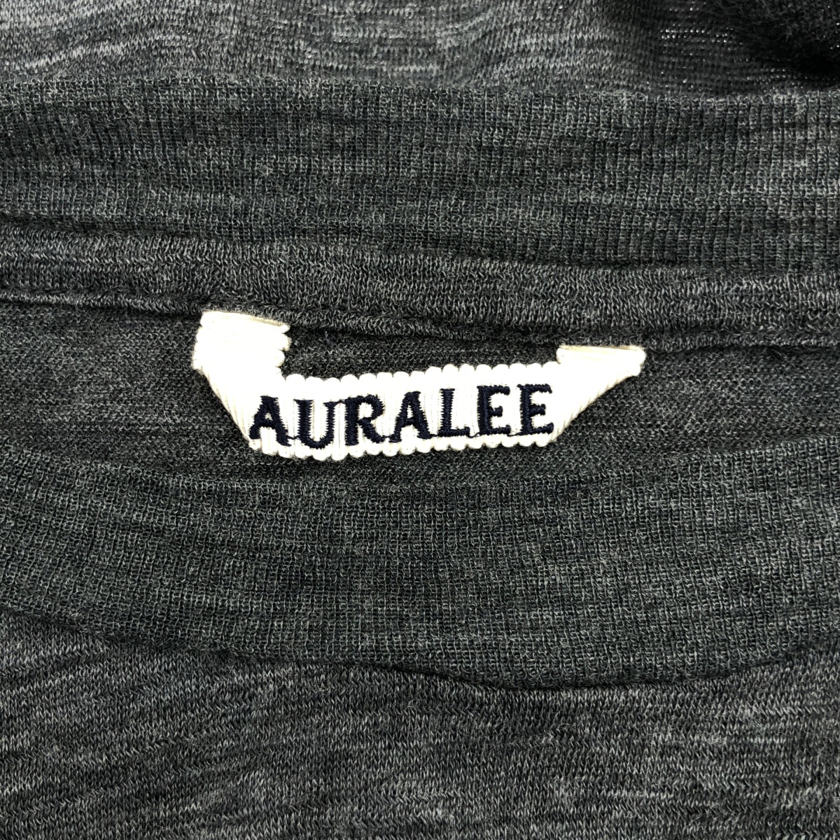 AURALEE / オーラリー SUPER SOFT WOOL SHEER L/S TEE / クルーネック ニット カットソー