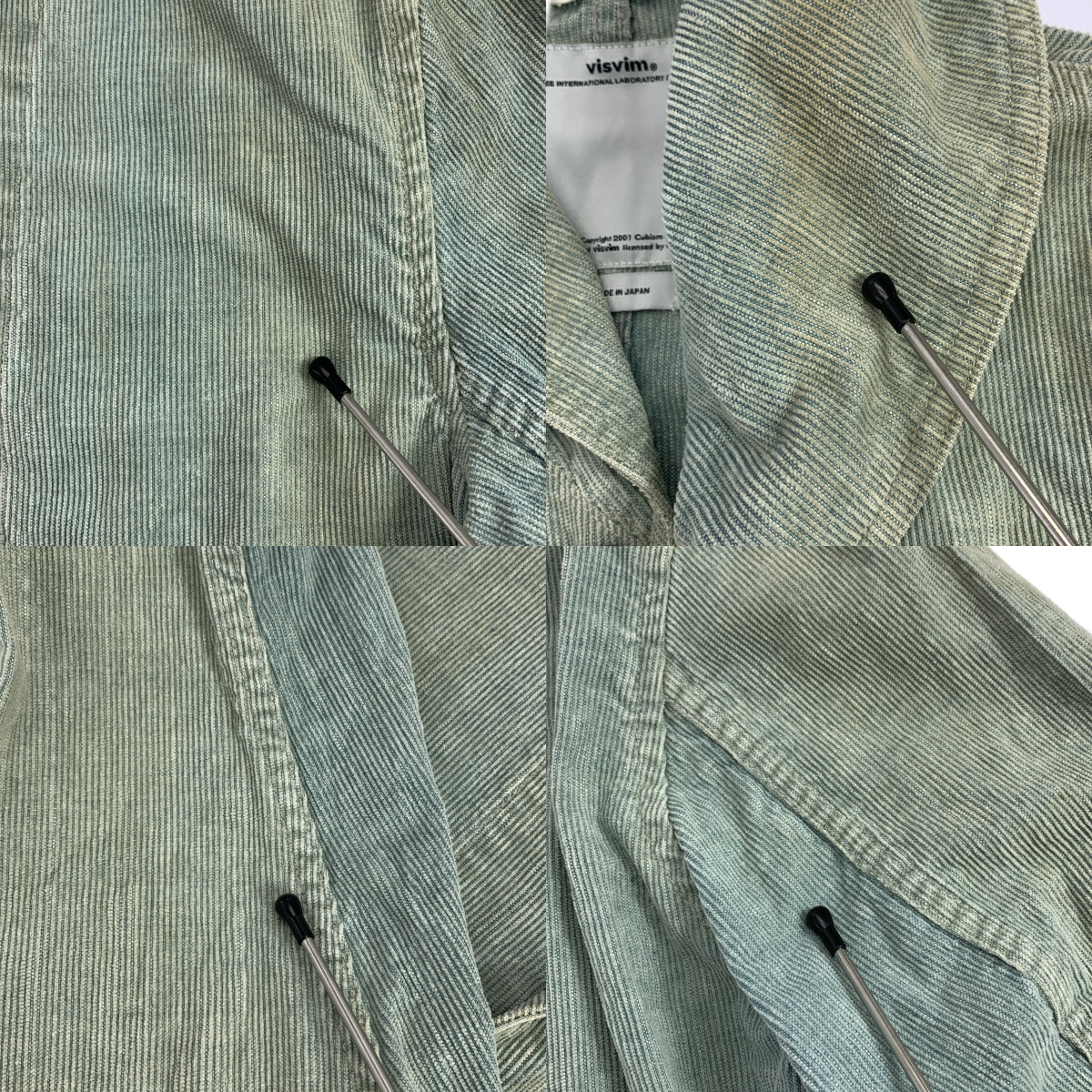 visvim / ビズビム ARTIFACT COVERALL CORDUROY SLUB JACKET コーデュロイ カバーオール ジャケット