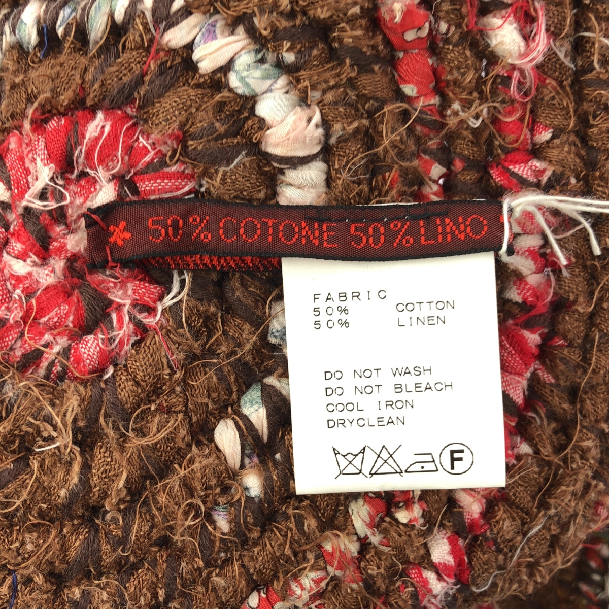 DANIELA GREGIS / ダニエラグレジス 裂き編み クラッチ ハンドバッグ