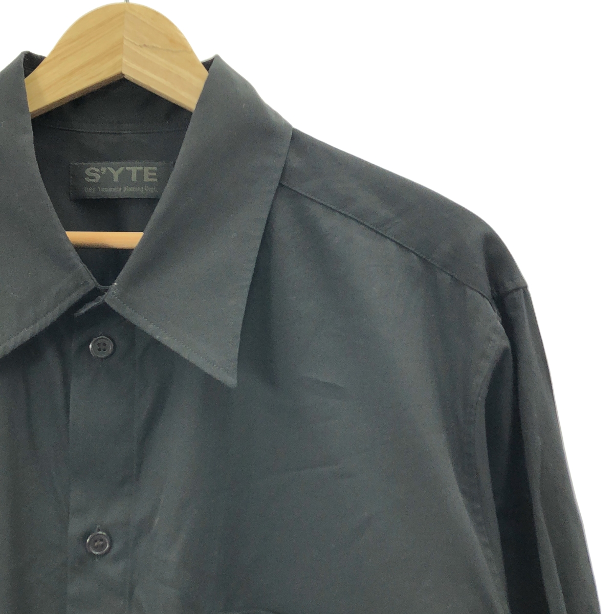 S'YTE YOHJI YAMAMOTO / サイトヨウジヤマモト コットン ロングシャツ