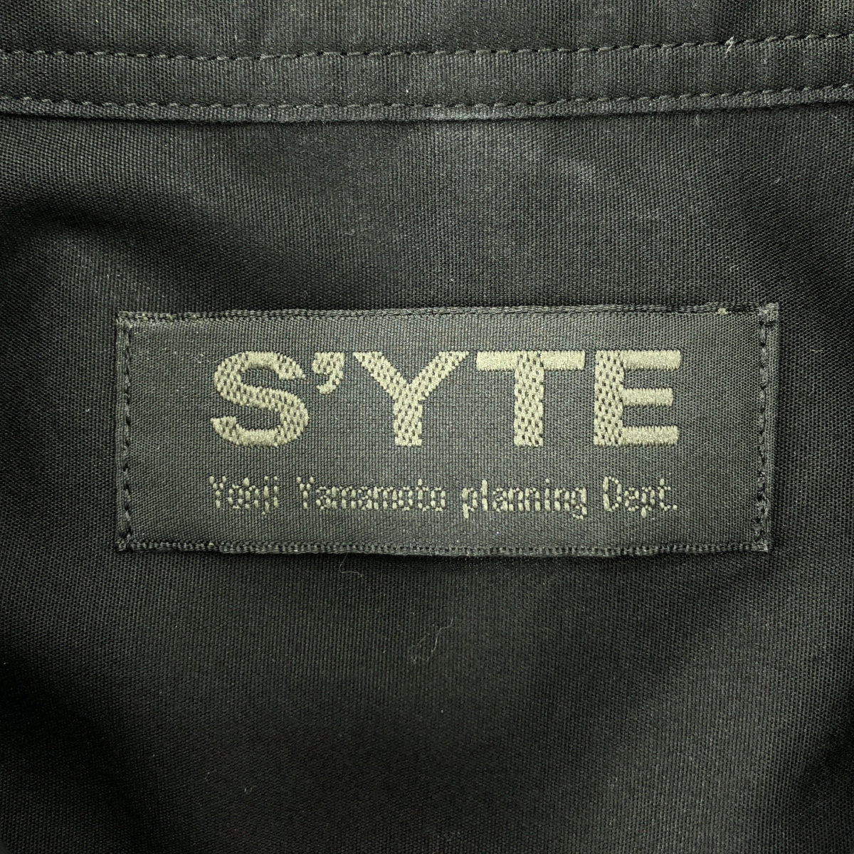 S'YTE YOHJI YAMAMOTO / サイトヨウジヤマモト コットン ロングシャツ