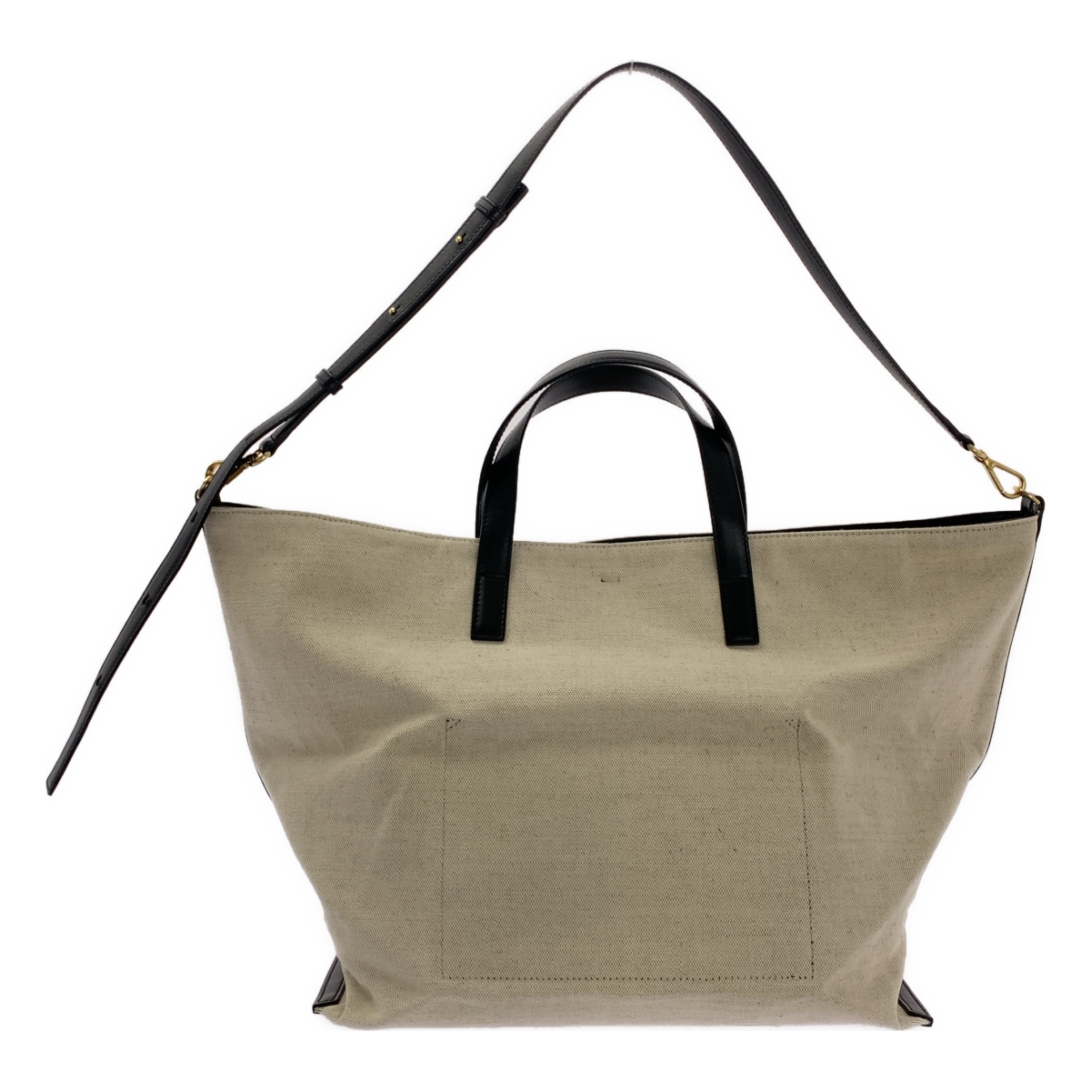 JIL SANDER / ジルサンダー WONDER SQUARE MEDIUM キャンバス レザー 2way ショルダー バッグ