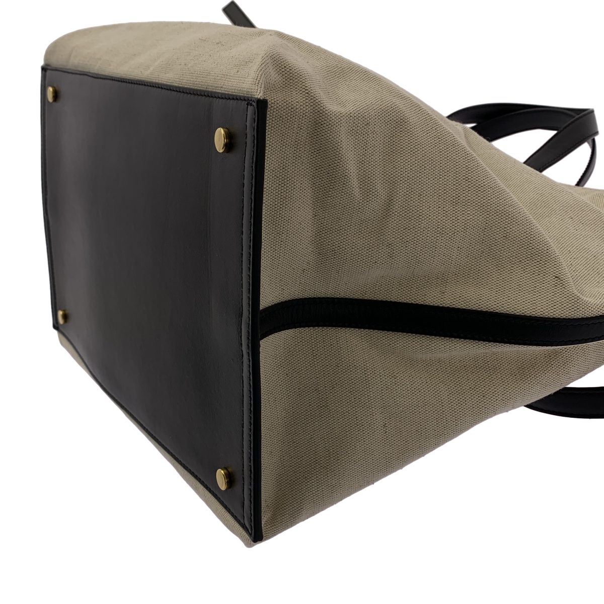 JIL SANDER / ジルサンダー WONDER SQUARE MEDIUM キャンバス レザー 2way ショルダー バッグ