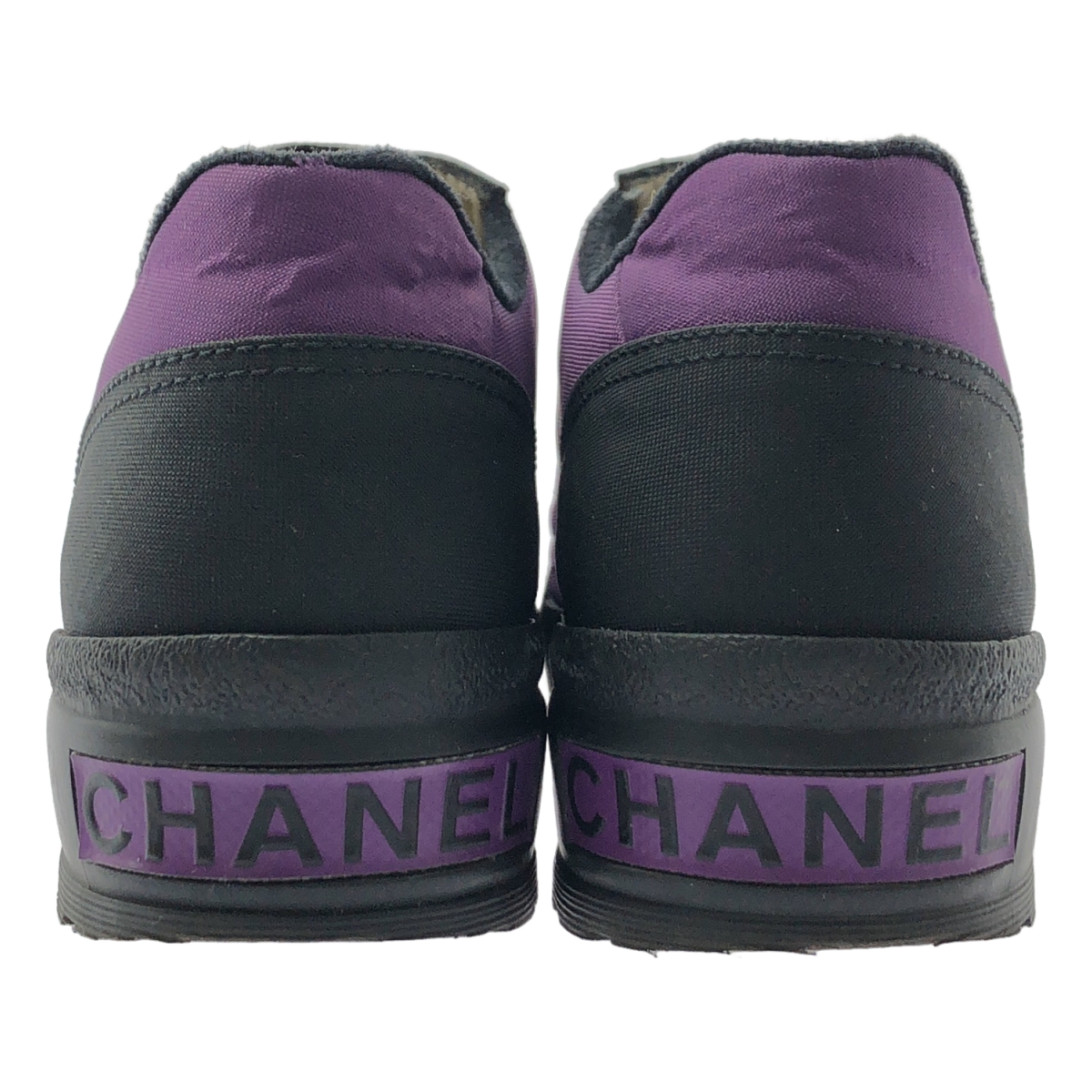 CHANEL / シャネル ココマーク ロゴ バイカラー ローカットスニーカー