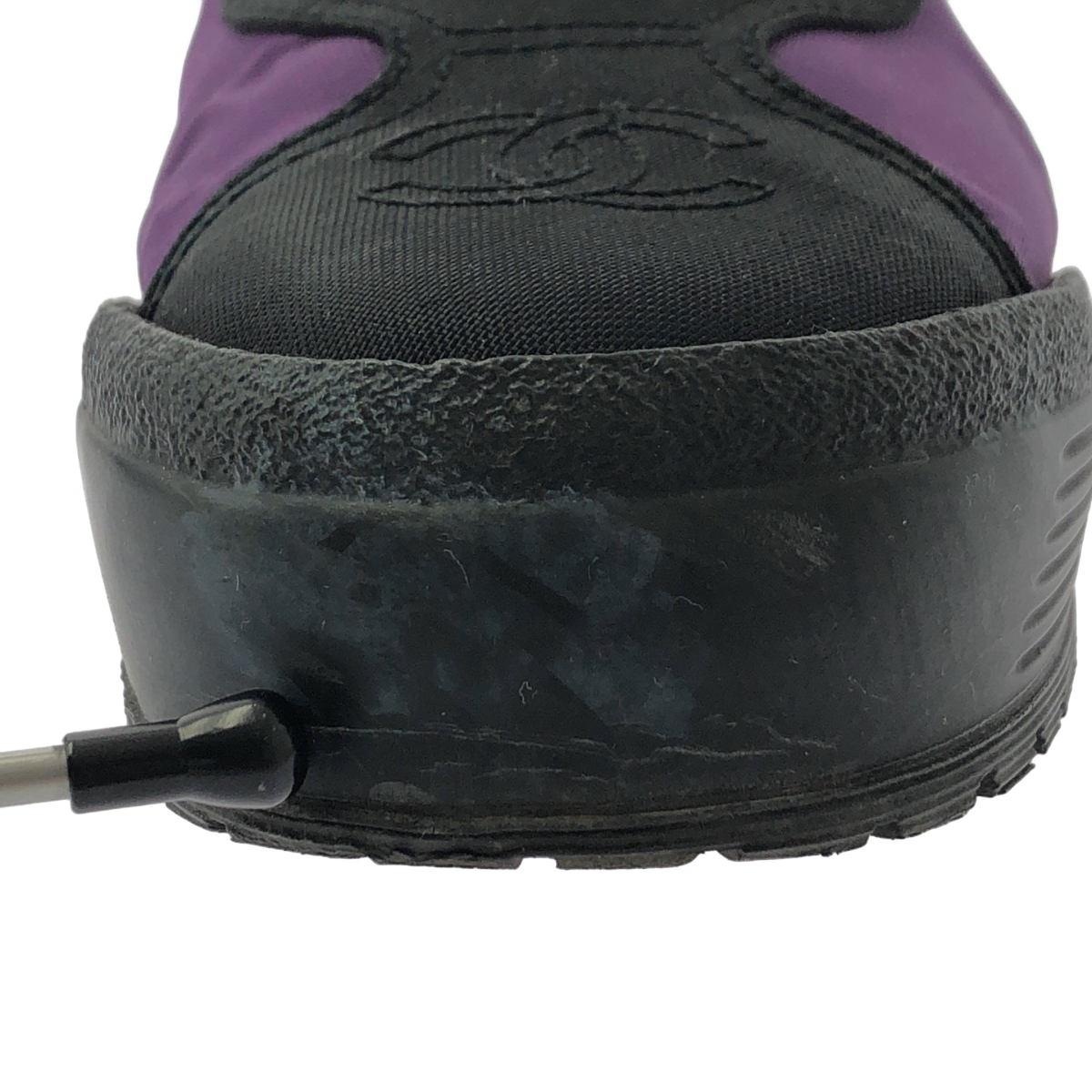 CHANEL / シャネル ココマーク ロゴ バイカラー ローカットスニーカー