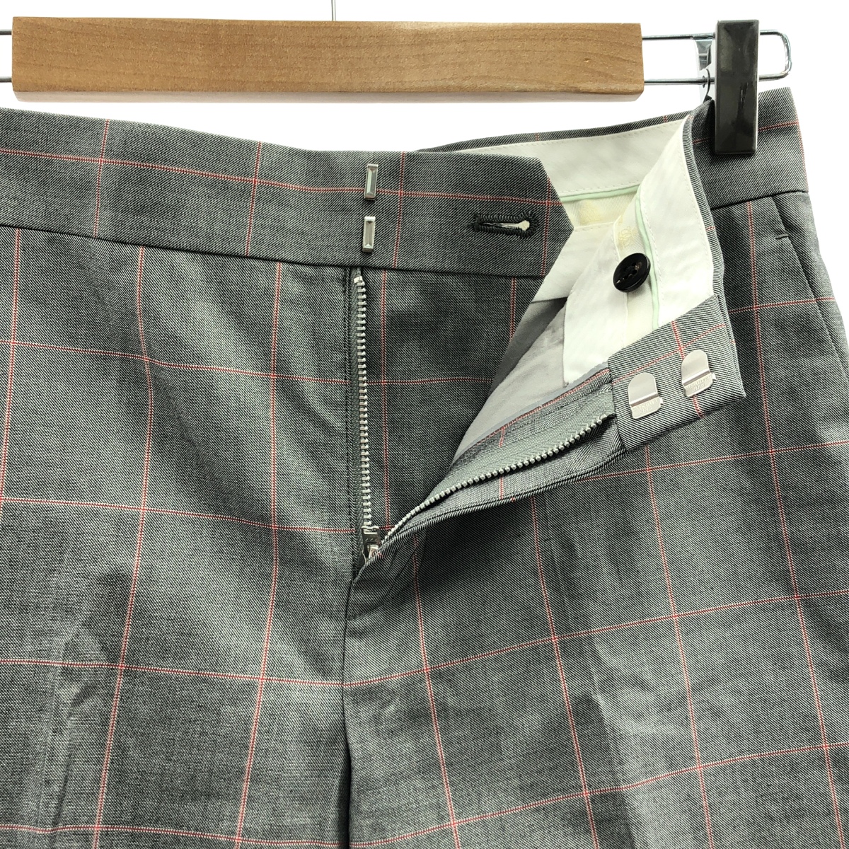 Drawer / ドゥロワー チェック ロールアップ パンツ