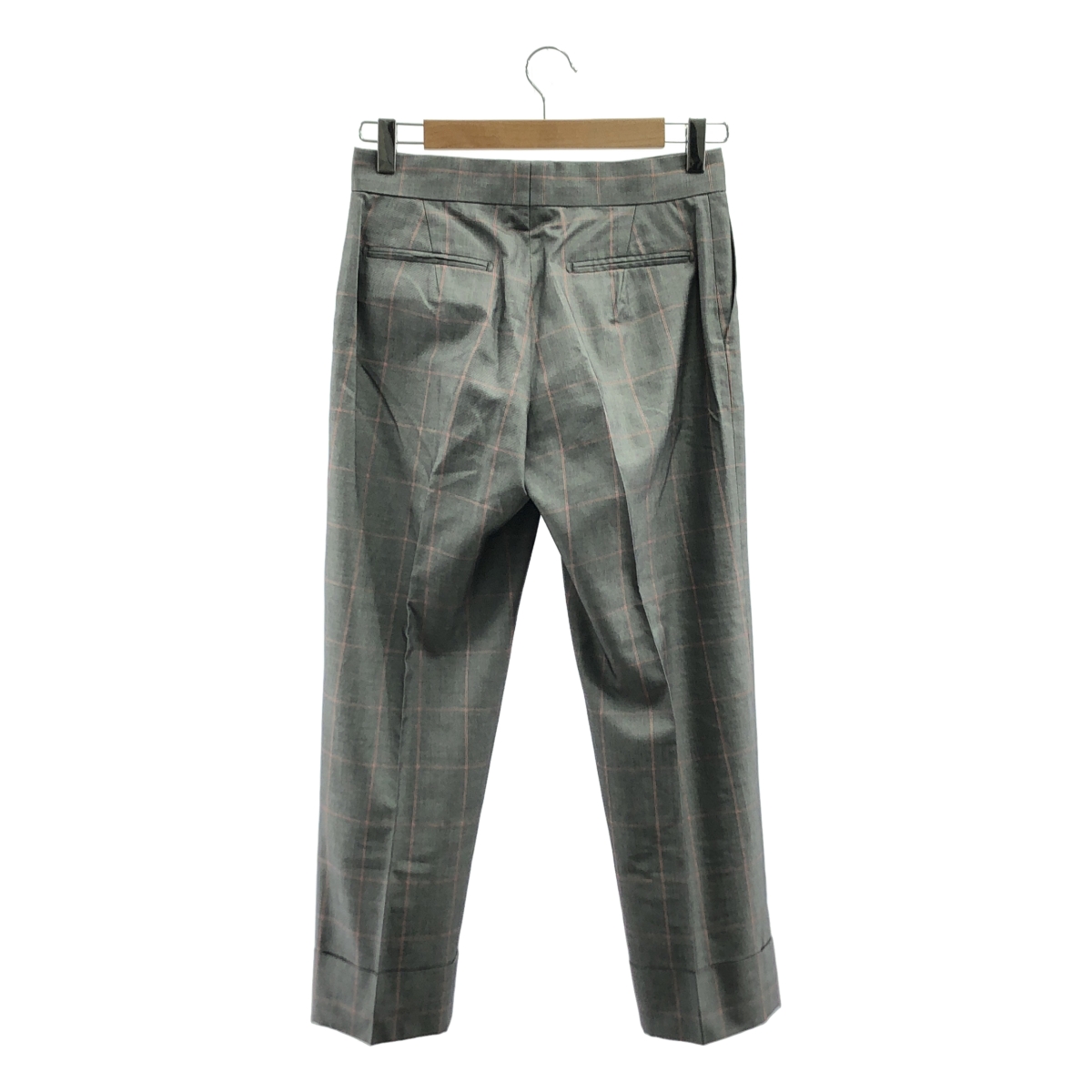 Drawer / ドゥロワー チェック ロールアップ パンツ