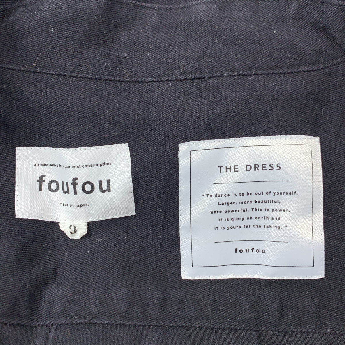 foufou / フーフー THE DRESS atelier cotton one piece アトリエ コットン ワンピース
