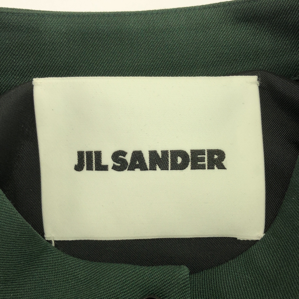 JIL SANDER / ジルサンダー ウール ウエストリボン ラップ ワンピース