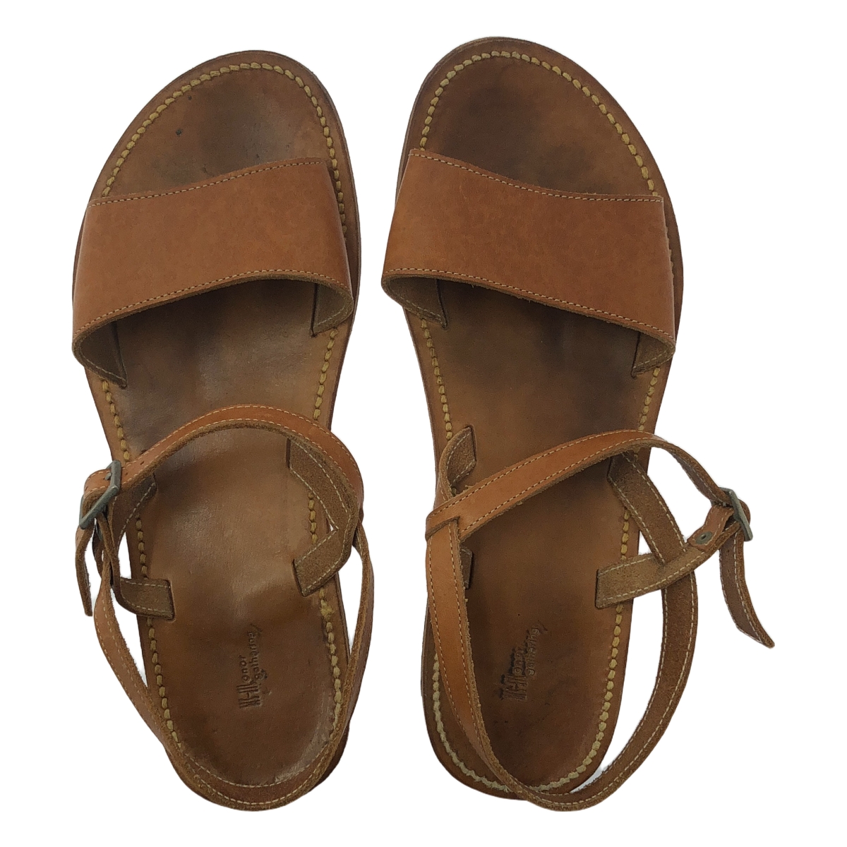 Honor gathering / オナーギャザリング バケッタレザーサンダル