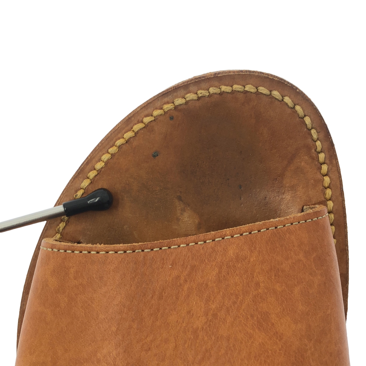 Honor gathering / オナーギャザリング バケッタレザーサンダル