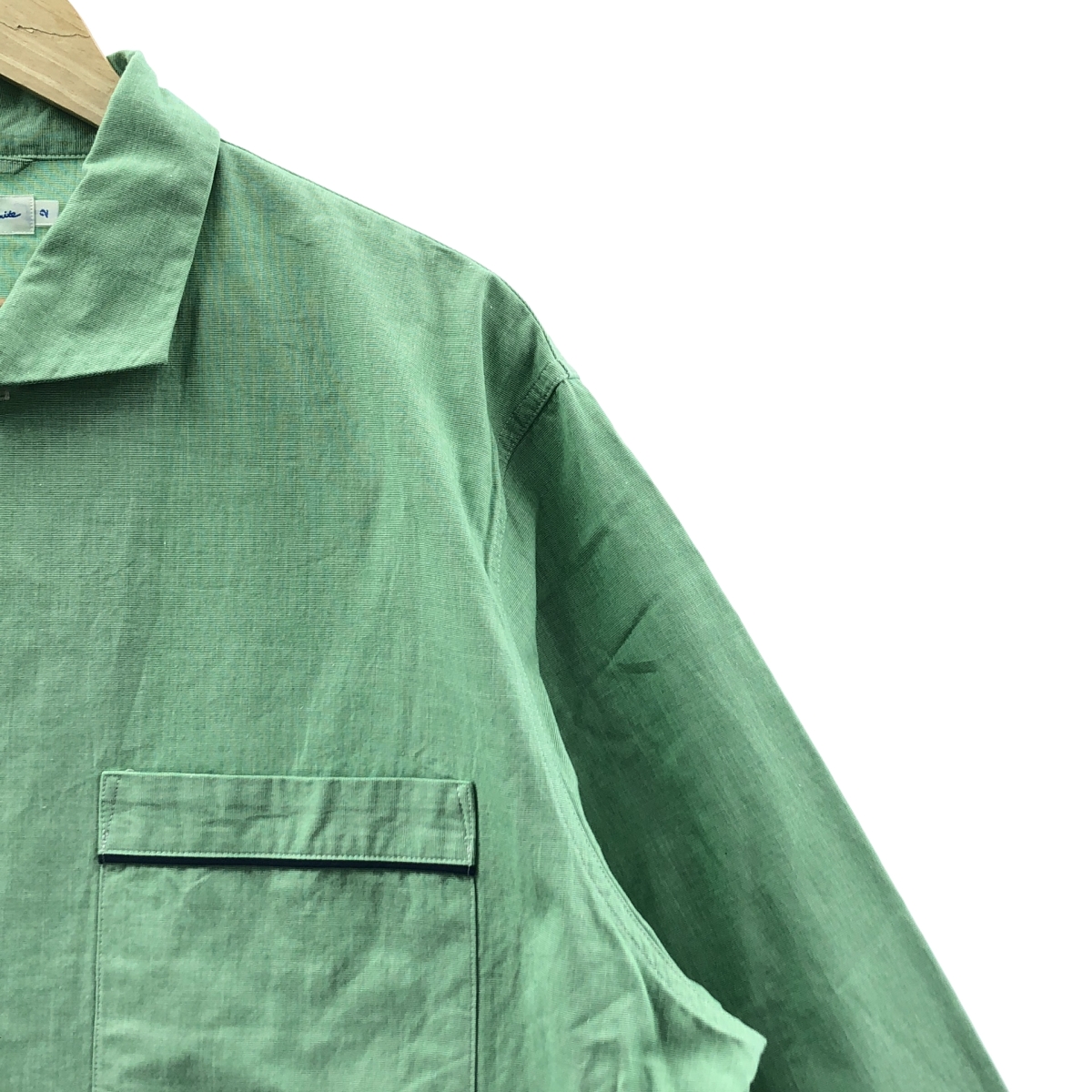 sans limite / サンリミット コットン ハケメ パジャマ ワイドスプレッドシャツ