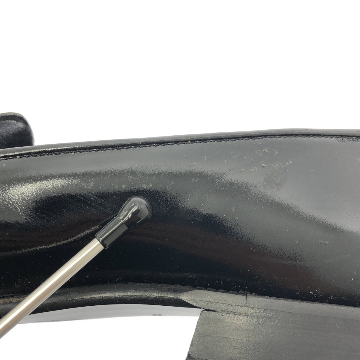 PRADA / プラダ ロゴプレート スクエアトゥ ローファー シューズ