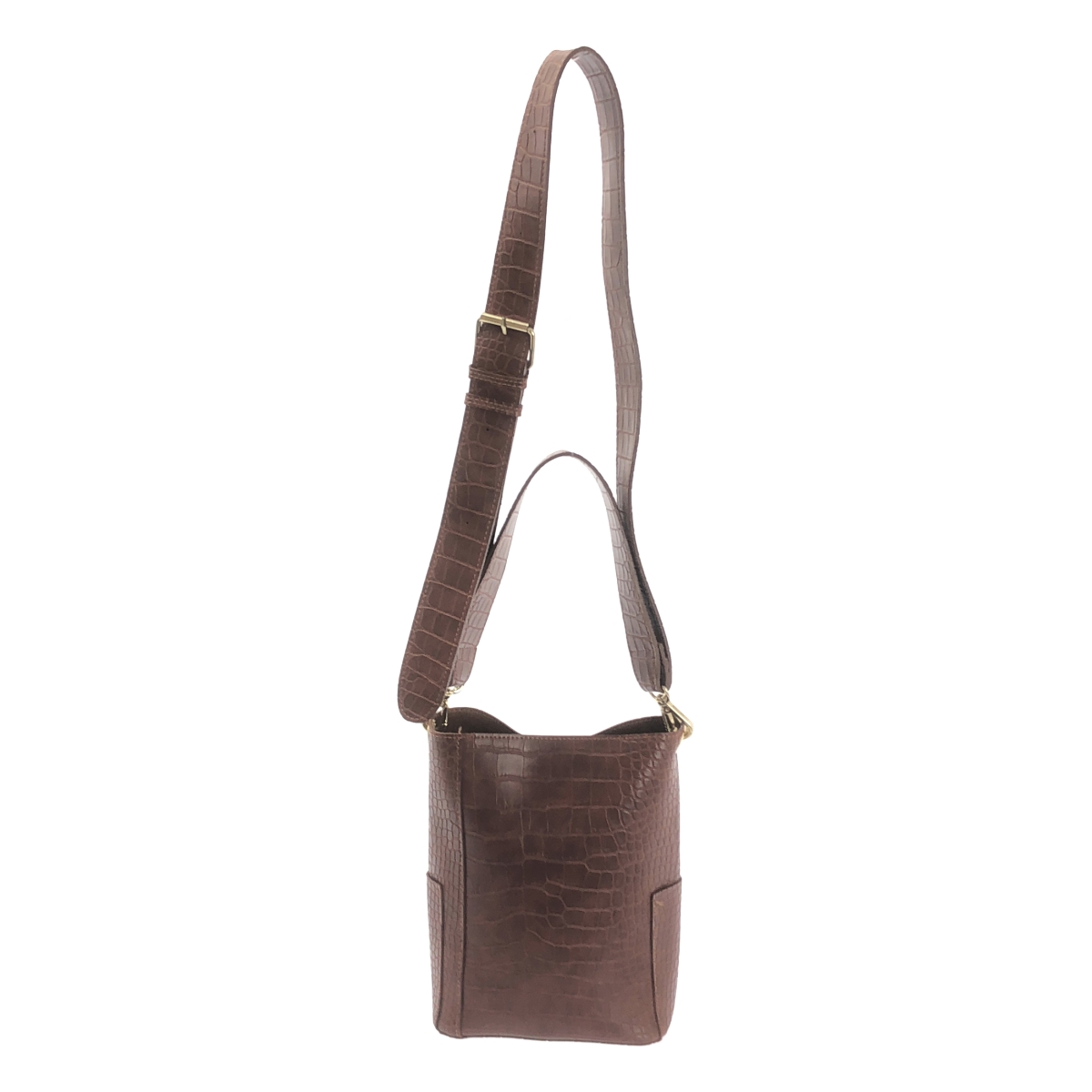 RANDEBOO / ランデブー クロコ型押し ショルダーバッグ