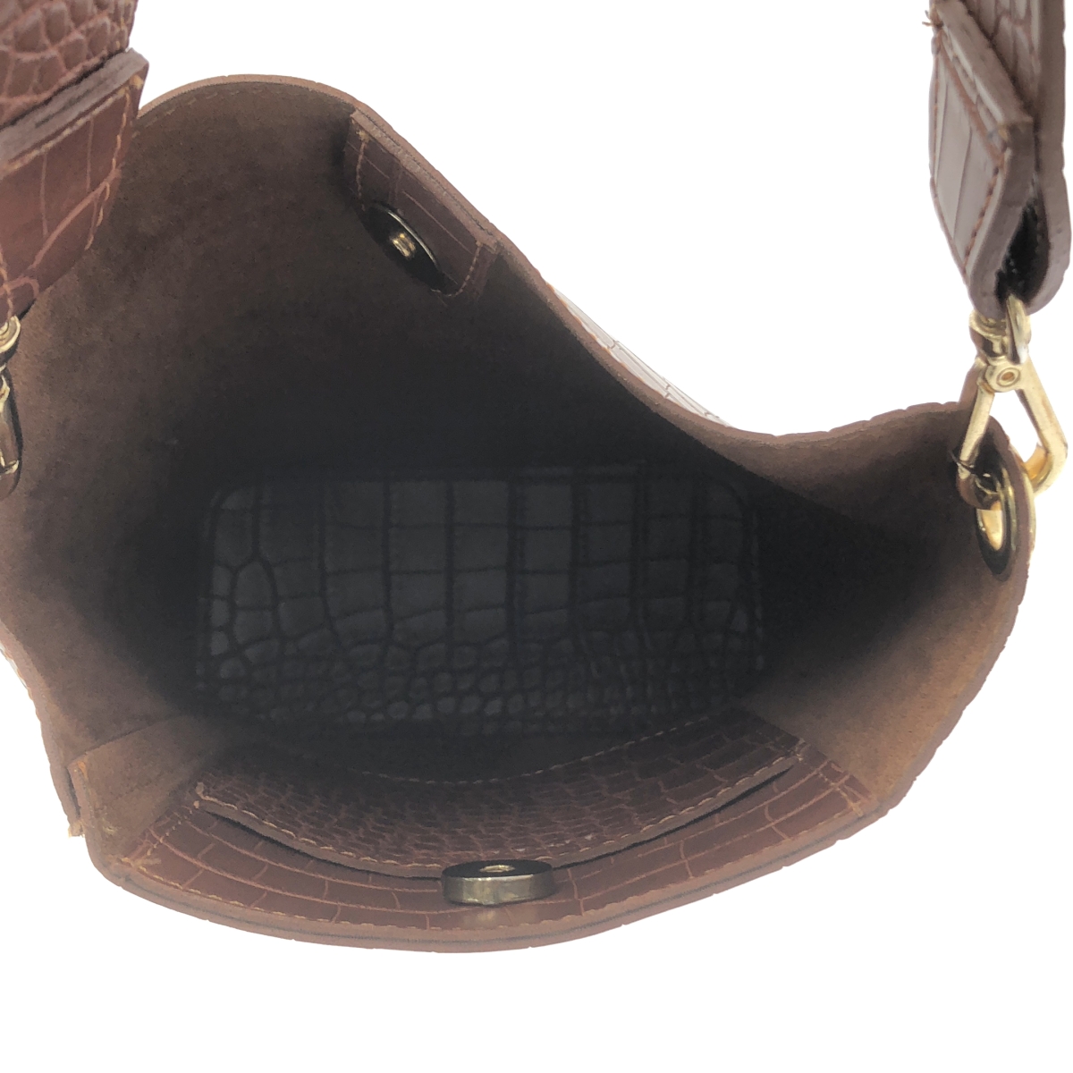 RANDEBOO / ランデブー クロコ型押し ショルダーバッグ