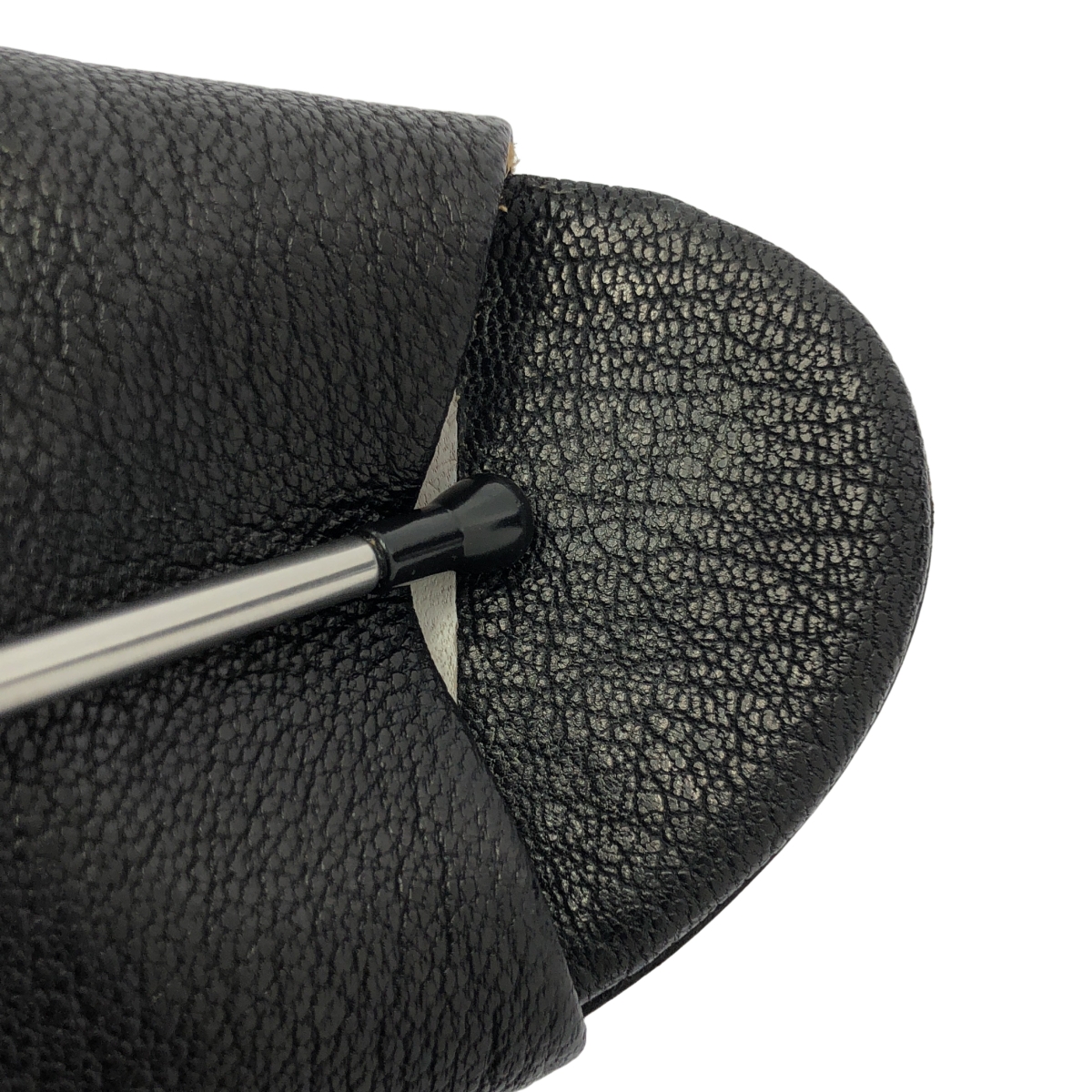 Maison Margiela / メゾンマルジェラ レザー オープントゥ チャンキーヒール サイドジップ サンダル ブーティ