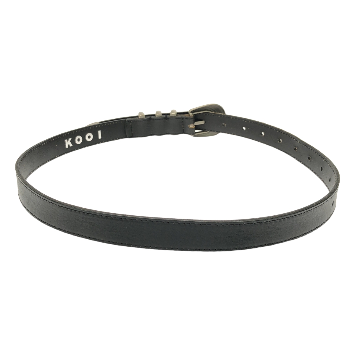 None / KOOI / コーイ WESTERN BELT / レザー スタッズ ウエスタン ベルト